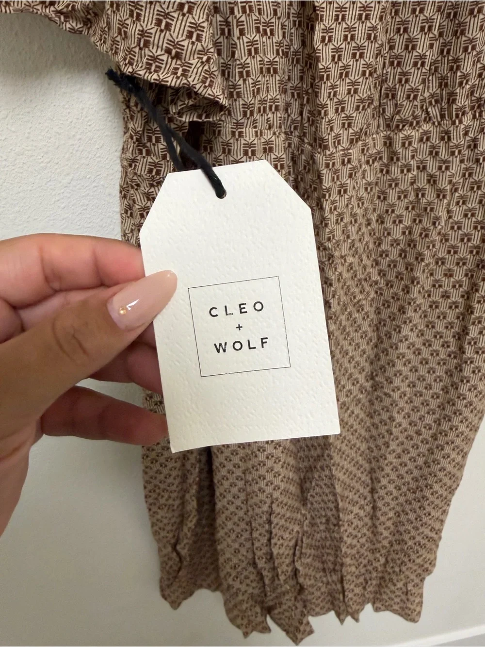 Cleo + Wolf brown floral